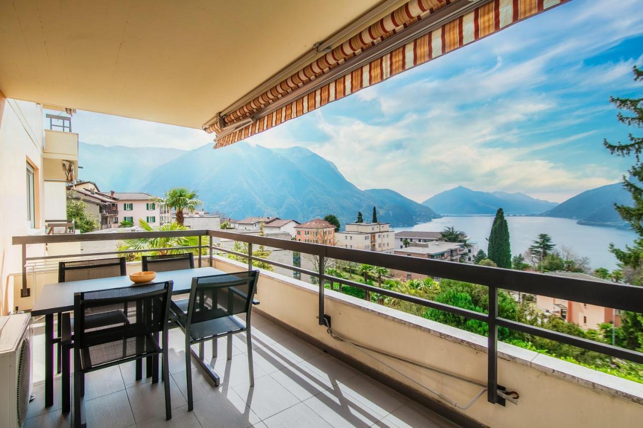 Goccia Di Lago Lake View Lugano Buitenkant foto